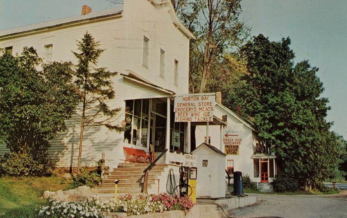 Horton Bay General Store - Old Postcard (newer photo)